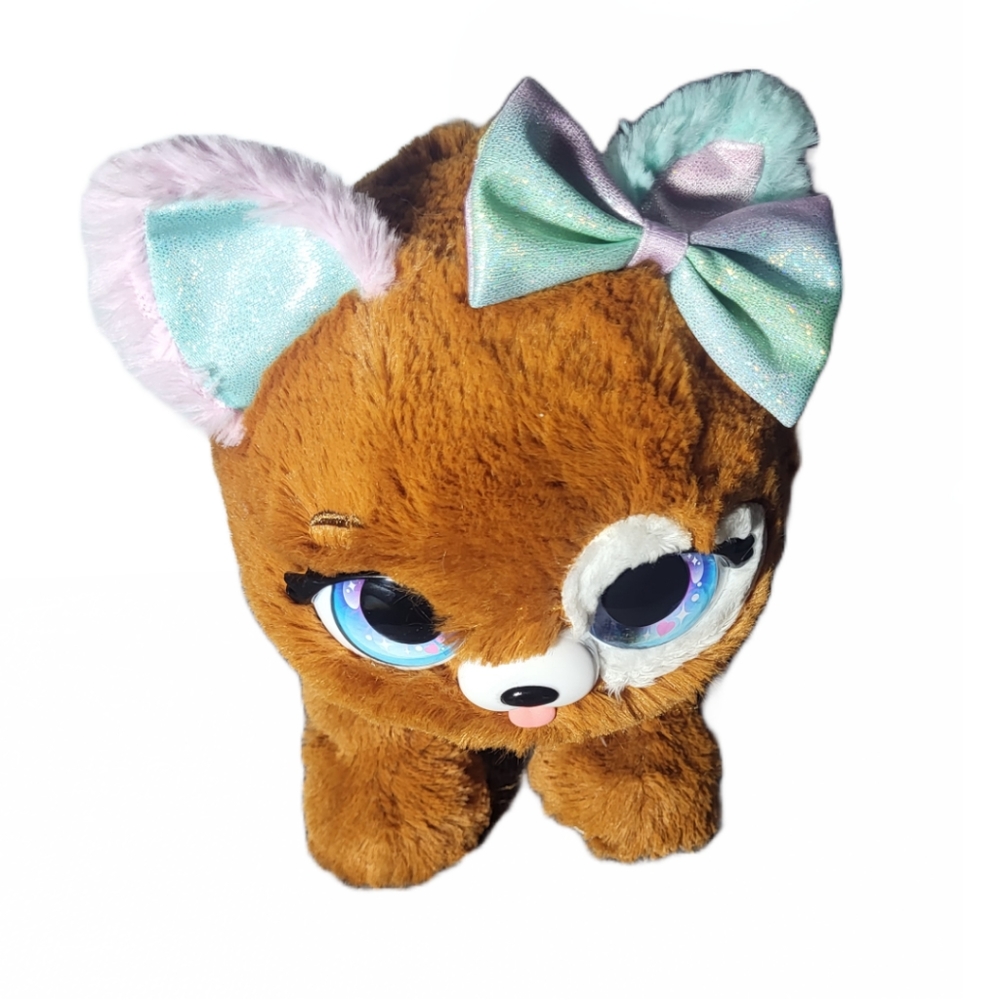 Present Pets Glitter Puppy Cocoa Interactive Plush Dog